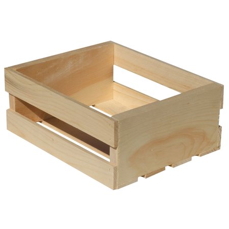 DEMIS PRODUCTS. Demis Products 4.75 in. H X 9.625 in. W X 11.75 in. D Storage Crate Natural 1070248504
